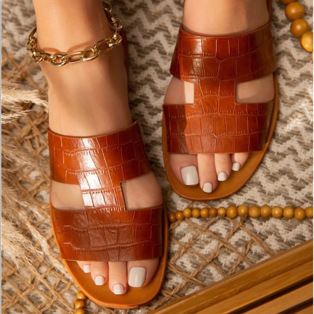 Sol Searching - Tan sandals - Never Worn